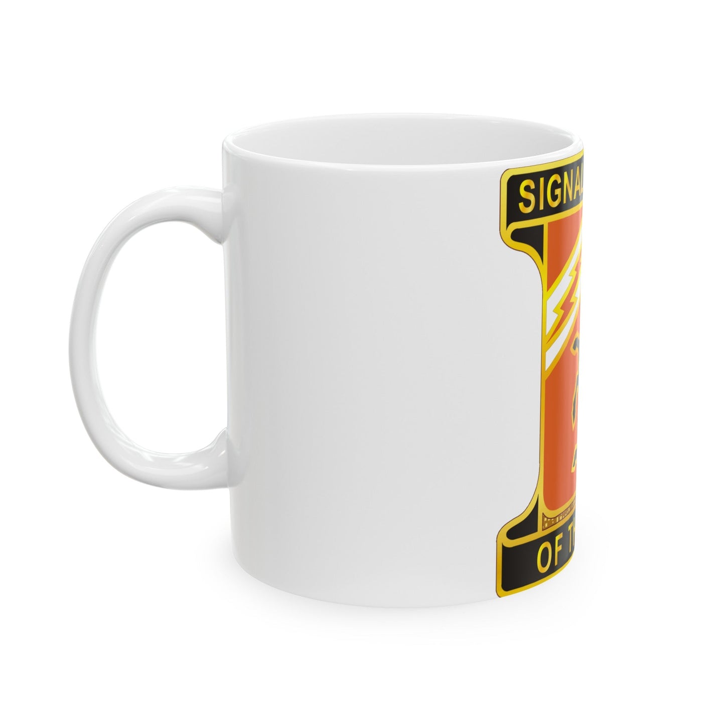 114 Signal Battalion (U.S. Army) White Coffee Mug-The Sticker Space