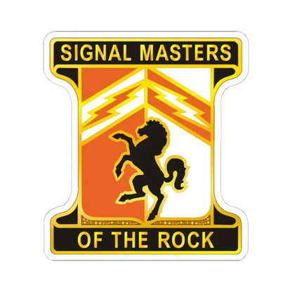114 Signal Battalion (U.S. Army) STICKER Vinyl Kiss-Cut Decal 6 Inch White - The Sticker Space