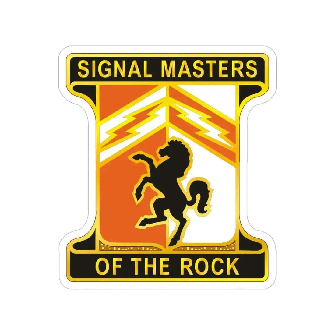 114 Signal Battalion (U.S. Army) Transparent STICKER Die-Cut Vinyl Decal - The Sticker Space