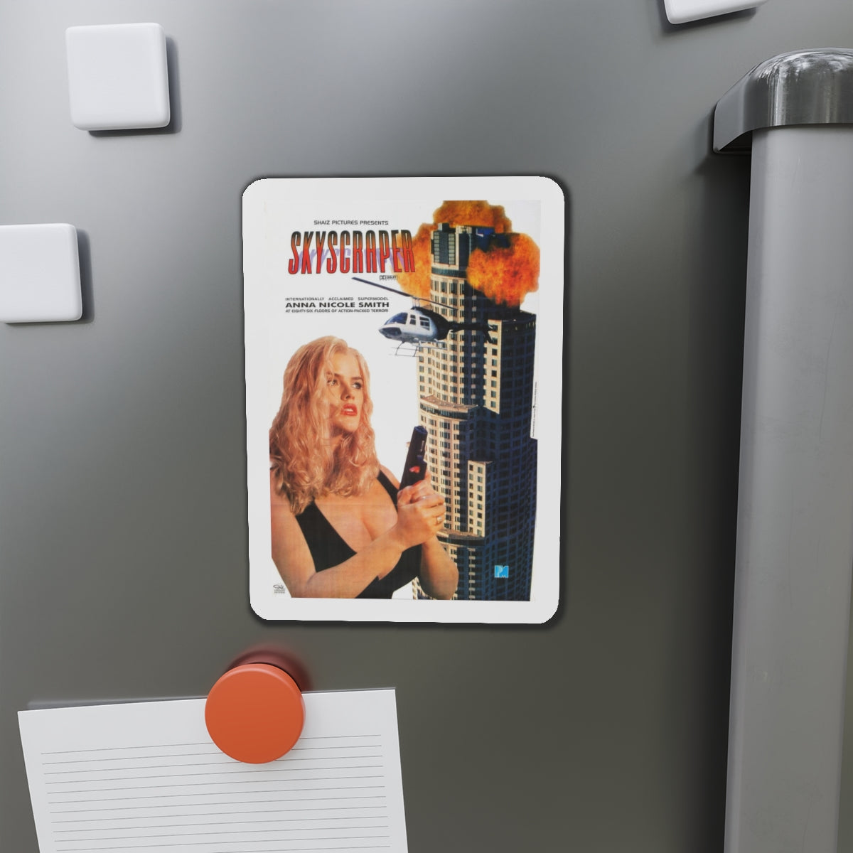 SKYSCRAPER 1996 Movie Poster - Refrigerator Magnet-The Sticker Space