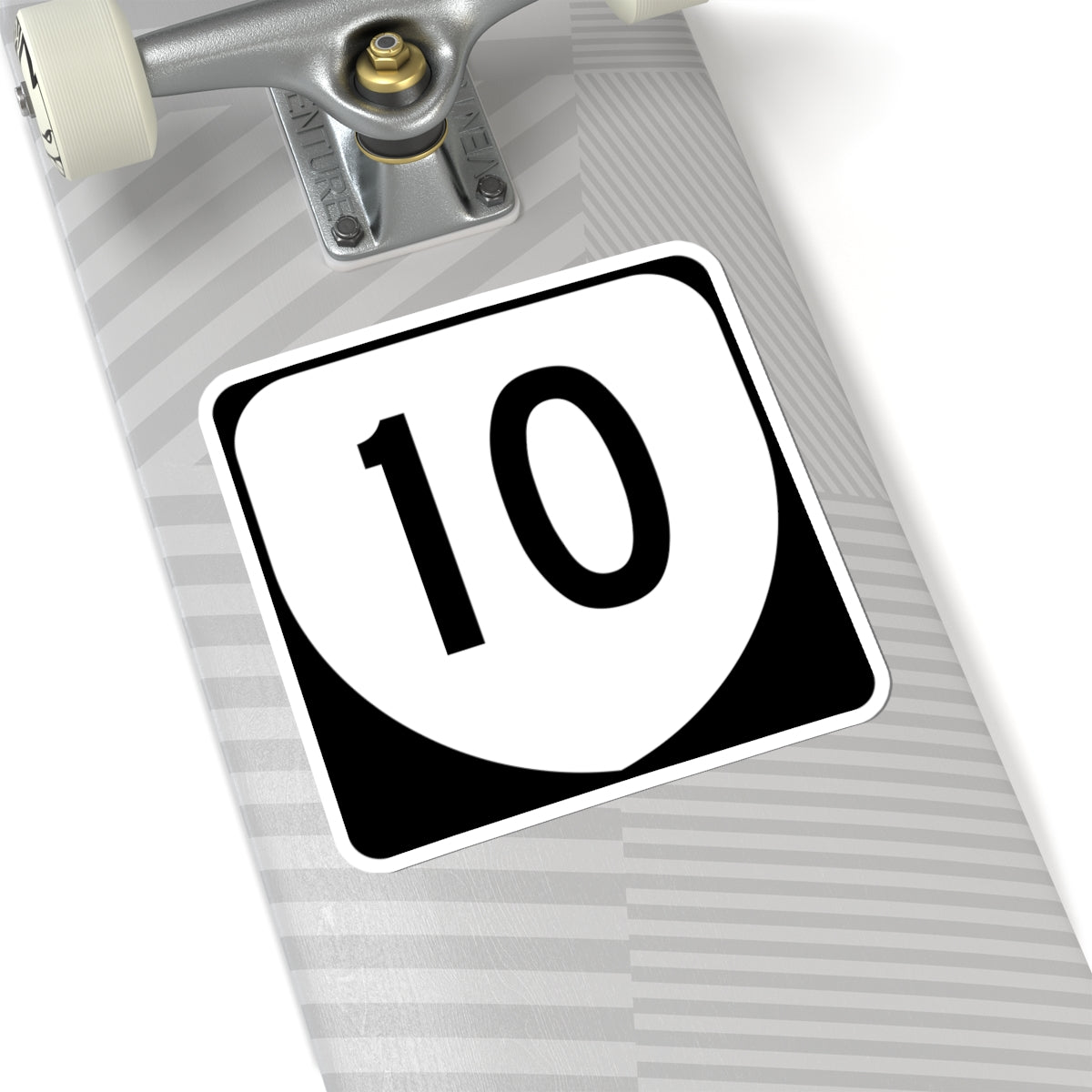 Virginia 10 (Virginia) (Road Sign) STICKER Vinyl Kiss-Cut Decal