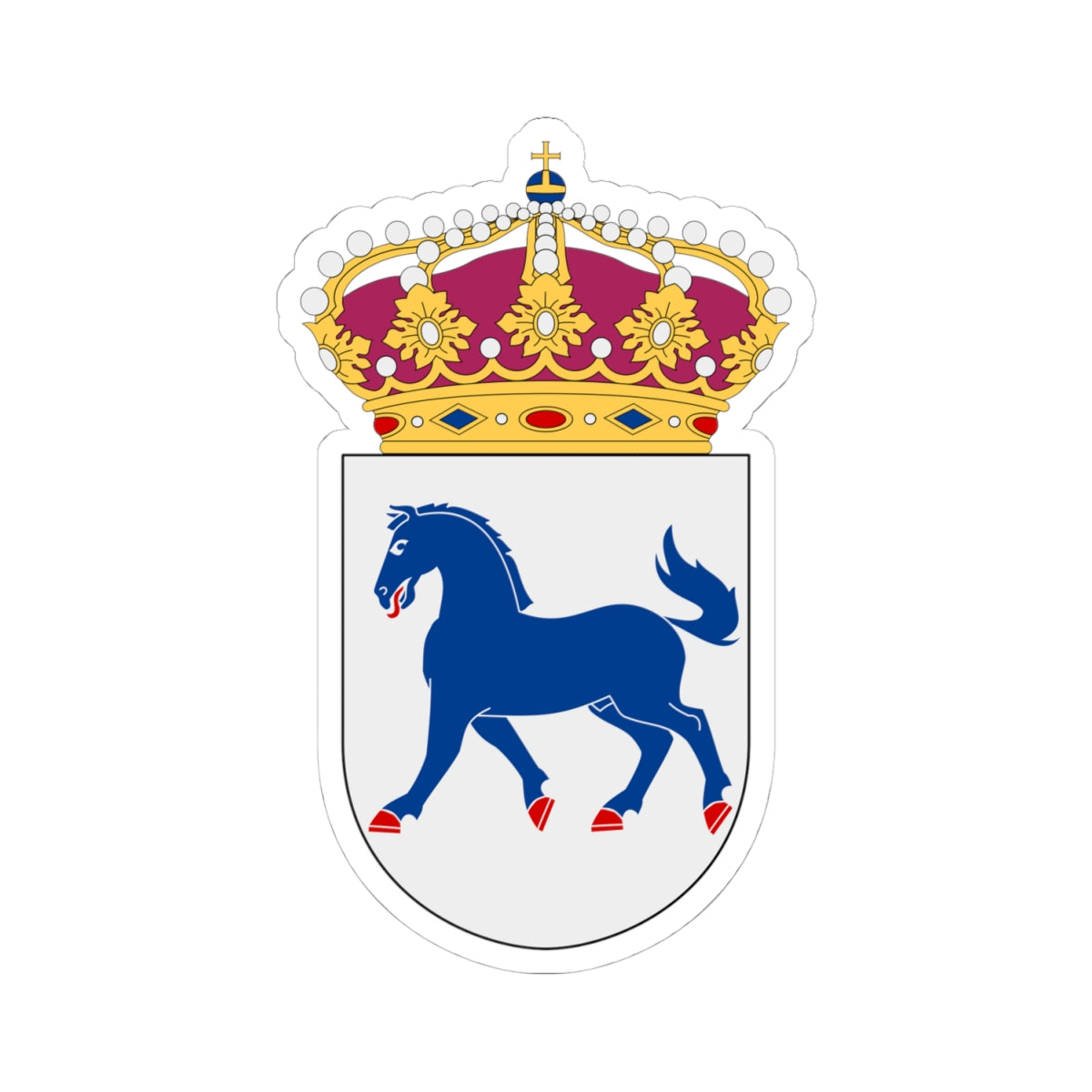 Atle statsisbrytare vapen (Sweden) (Coat of Arms) STICKER Vinyl Kiss-Cut Decal