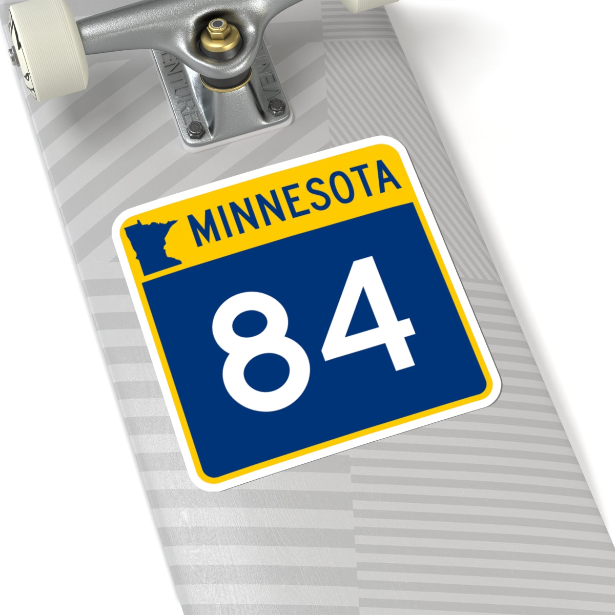 MN-84 (Minnesota) (Road Sign) STICKER Vinyl Kiss-Cut Decal