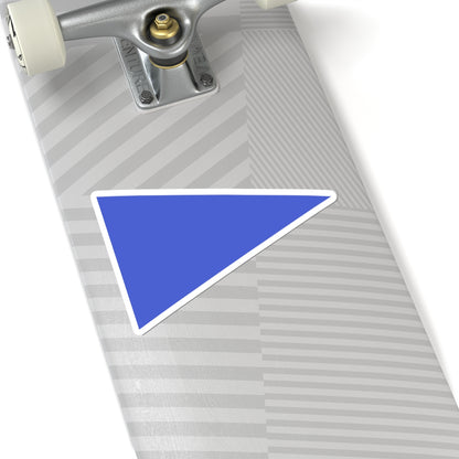 Burgee of officier in command of the Regia Marina (Italy) STICKER Vinyl Kiss-Cut Decal