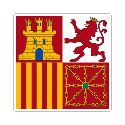 Naval jack of Spain (Spain) STICKER Vinyl Kiss-Cut Decal