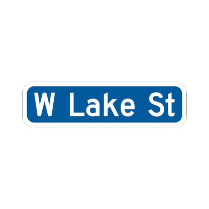 Minneapolis Arterial Street Sign (Minnesota) (Road Sign) STICKER Vinyl Kiss-Cut Decal
