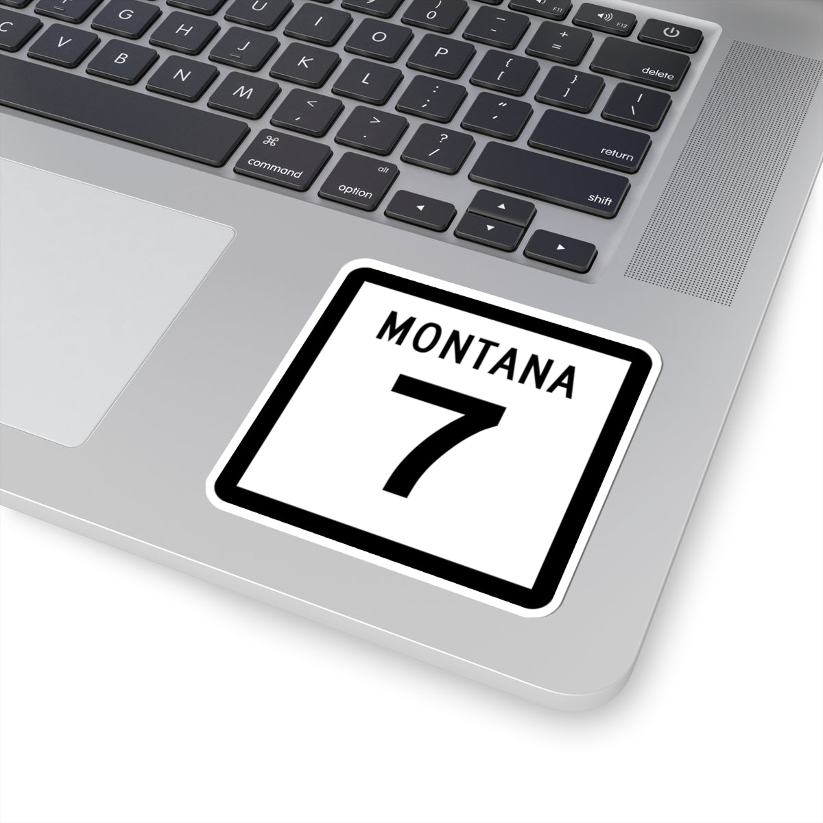 MT-7 (Montana) (Road Sign) STICKER Vinyl Kiss-Cut Decal
