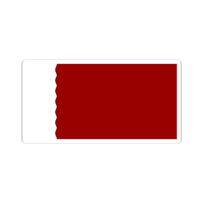 Flag of Qatar 1932-1936 (Qatar) STICKER Vinyl Kiss-Cut Decal