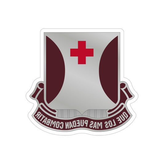 70 Medical Battalion (U.S. Army) REVERSE PRINT Transparent STICKER