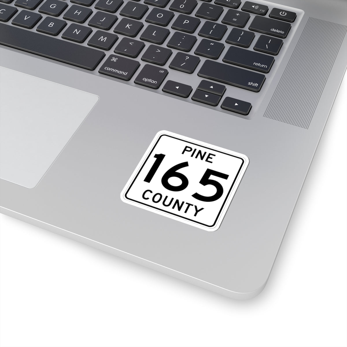 Pine County Route 165 MN (Minnesota) (Road Sign) STICKER Vinyl Kiss-Cut Decal