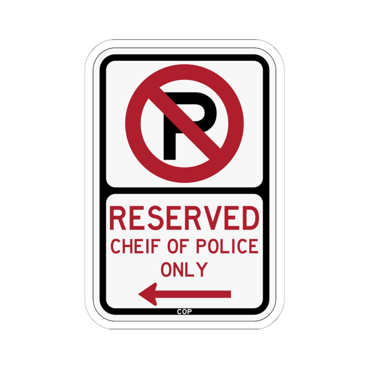 PBOT Road sign P4200L (Oregon) (Road Sign) STICKER Vinyl Kiss-Cut Decal