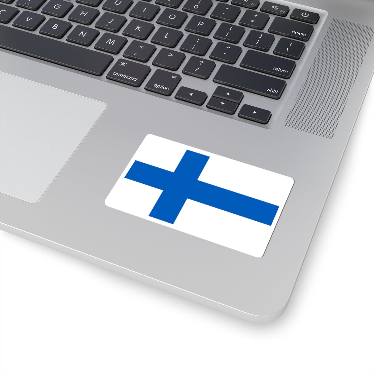 Flag of Finland 1918-1920 (Finland)_1 STICKER Vinyl Kiss-Cut Decal