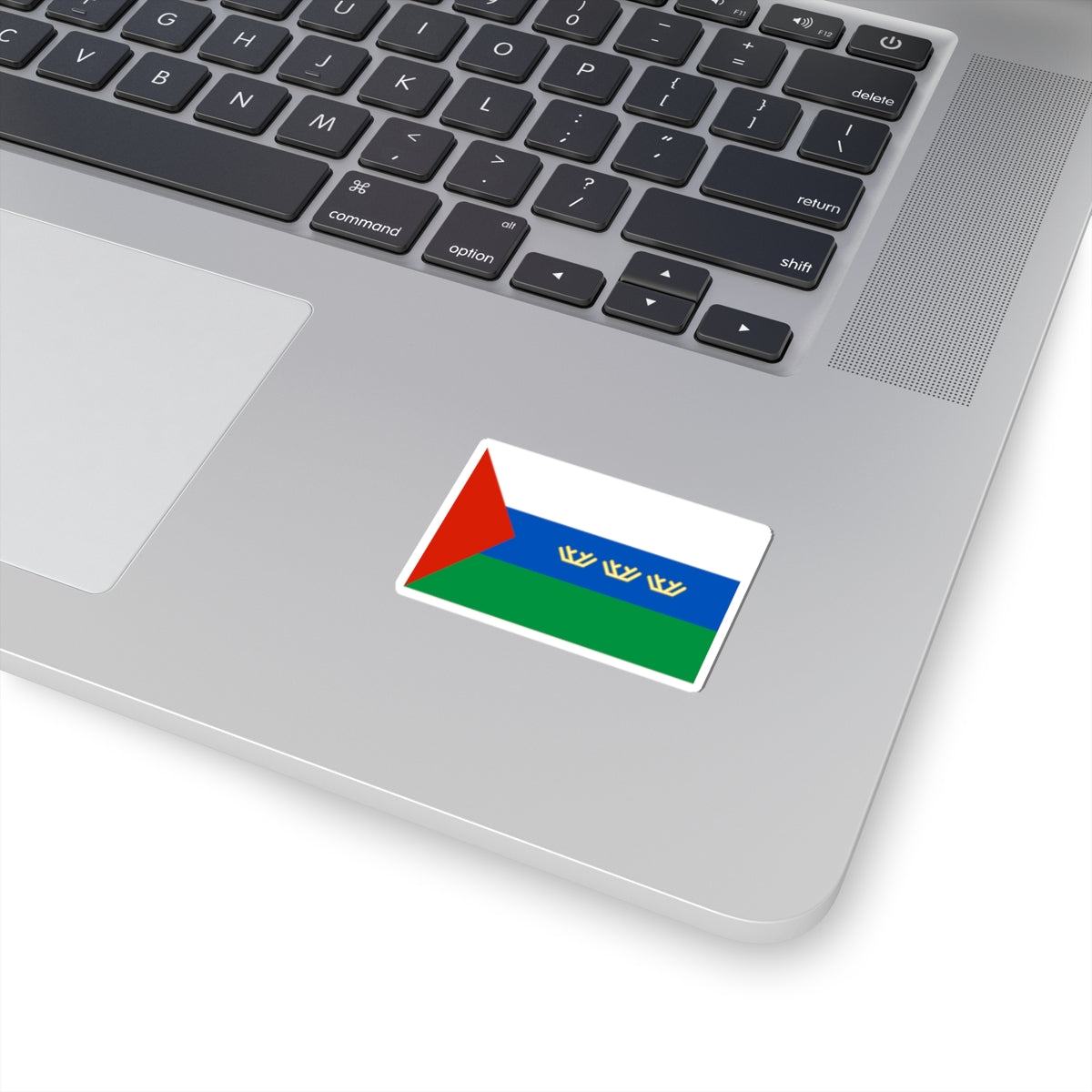 Flag of Tyumen Oblast 1995-2008 (Russia) STICKER Vinyl Kiss-Cut Decal