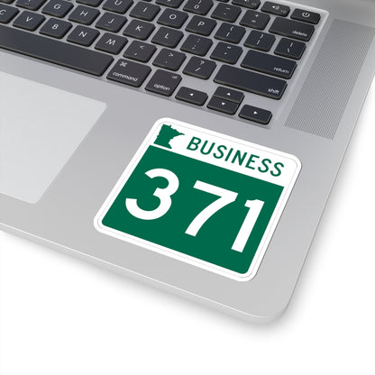 MN-371 Business (Minnesota) (Road Sign) STICKER Vinyl Kiss-Cut Decal