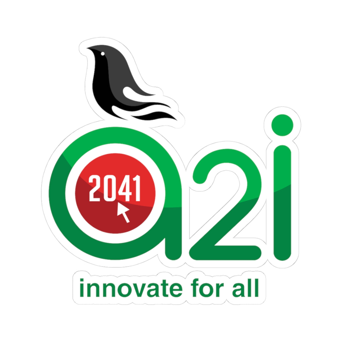 Aspire to Innovate Seal (Bangladesh) (Coat of Arms) STICKER Vinyl Kiss-Cut Decal