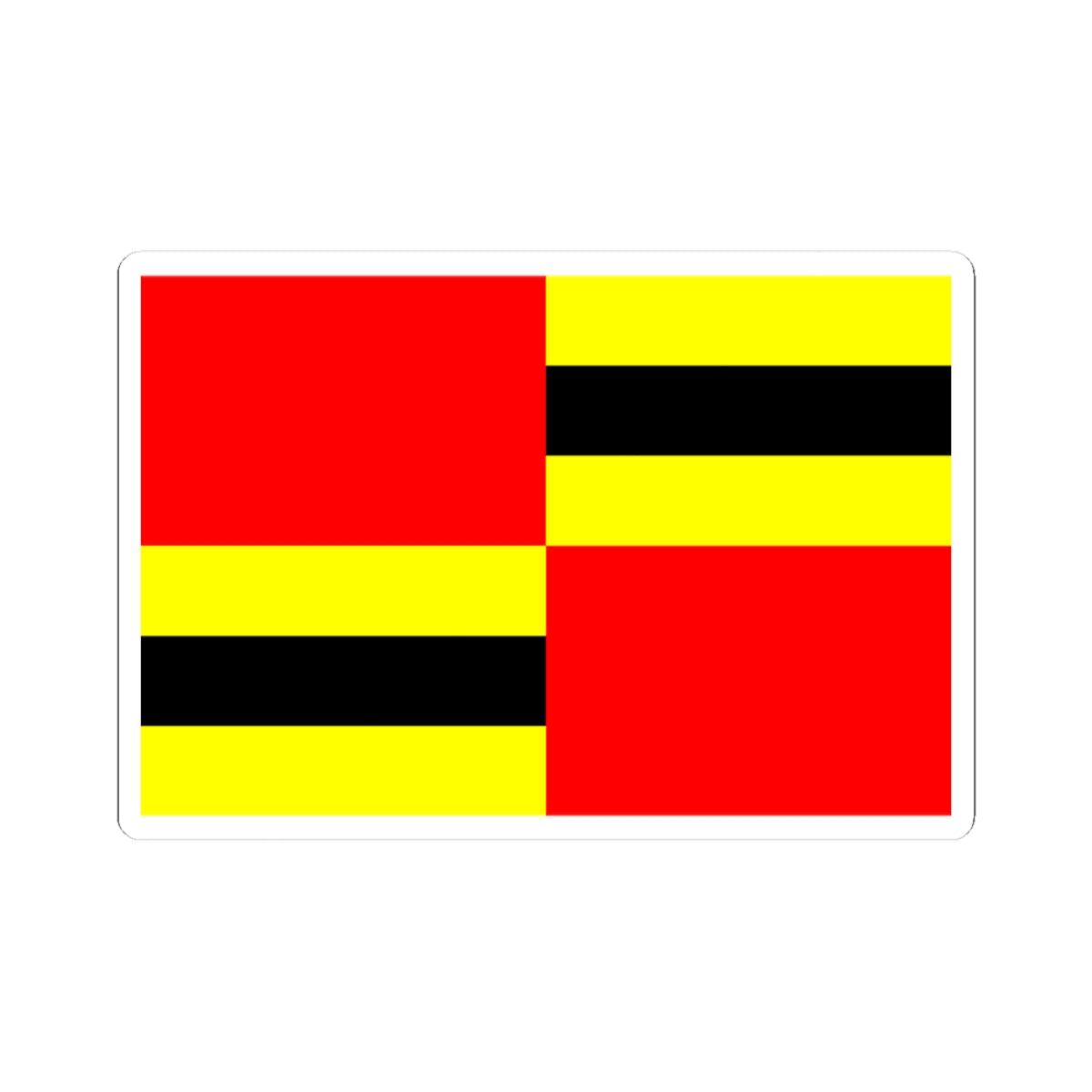 Flag of Ushant (France) STICKER Vinyl Kiss-Cut Decal