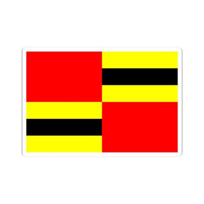 Flag of Ushant (France) STICKER Vinyl Kiss-Cut Decal