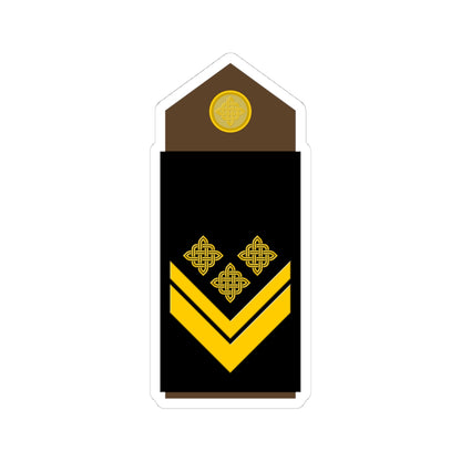 Army HRV OR 09 (Croatia) (Military Rank) STICKER Vinyl Kiss-Cut Decal