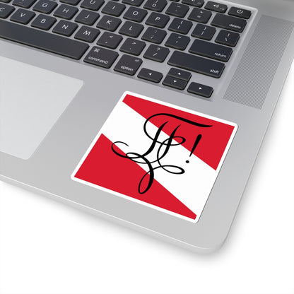 Fahne Zofingia (Switzerland) STICKER Vinyl Kiss-Cut Decal