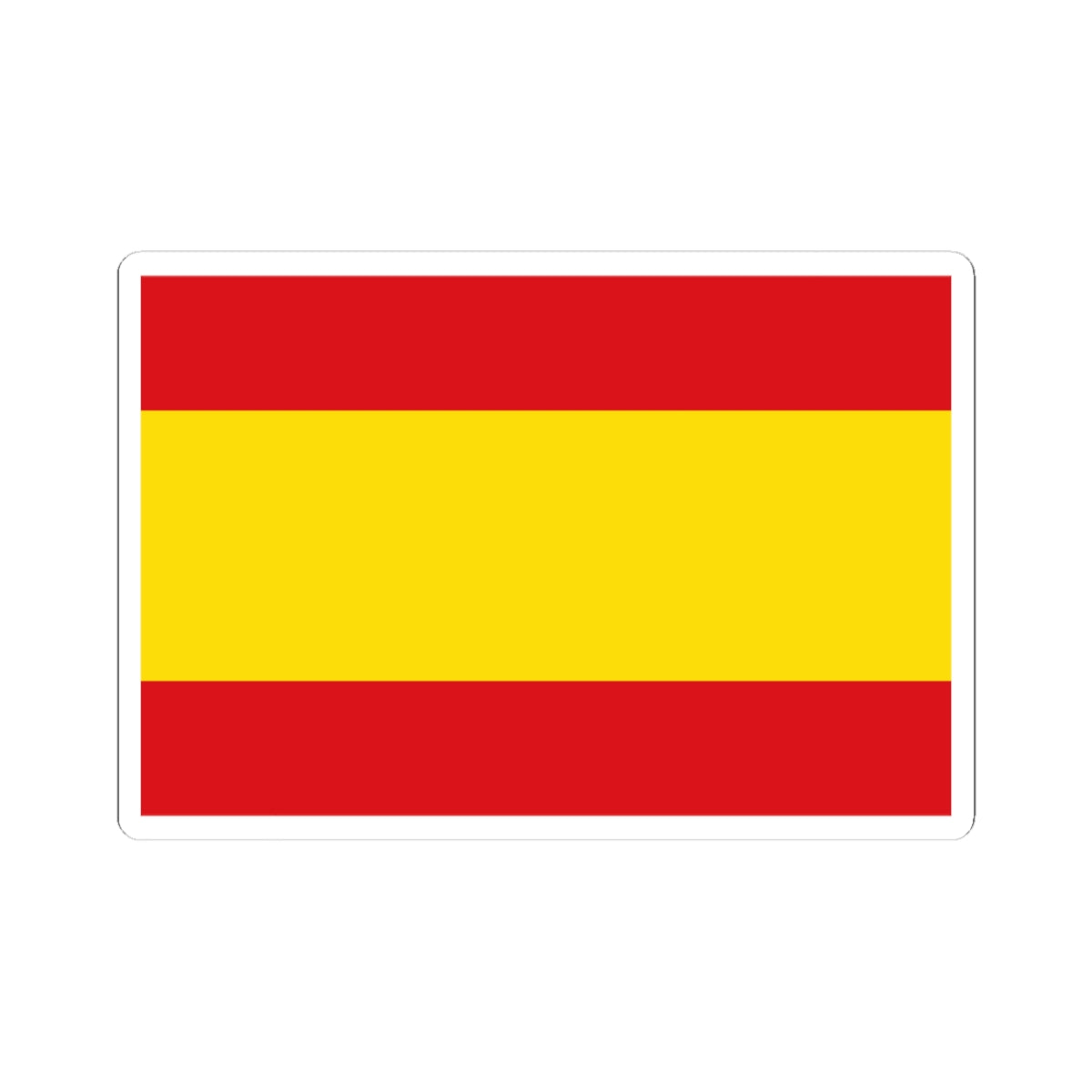 Flag of Spain Civil alternate colours (Spain) STICKER Vinyl Kiss-Cut Decal