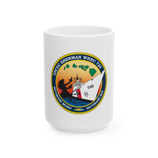 USCGC Sherman WHEC 720 new 2016 (U.S. Coast Guard) White Coffee Mug