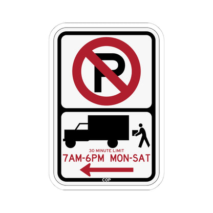 PBOT Road sign P2020L (Oregon) (Road Sign) STICKER Vinyl Kiss-Cut Decal