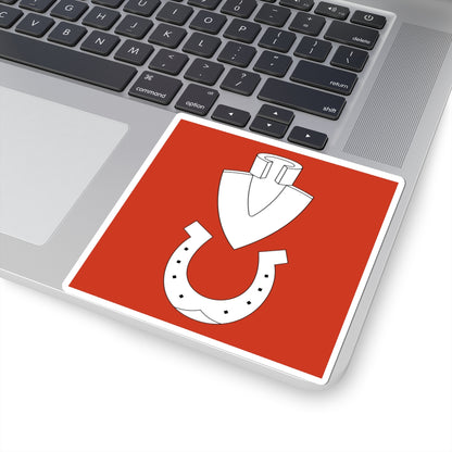 CHE Oerlikon ZH Flag (Switzerland) STICKER Vinyl Kiss-Cut Decal