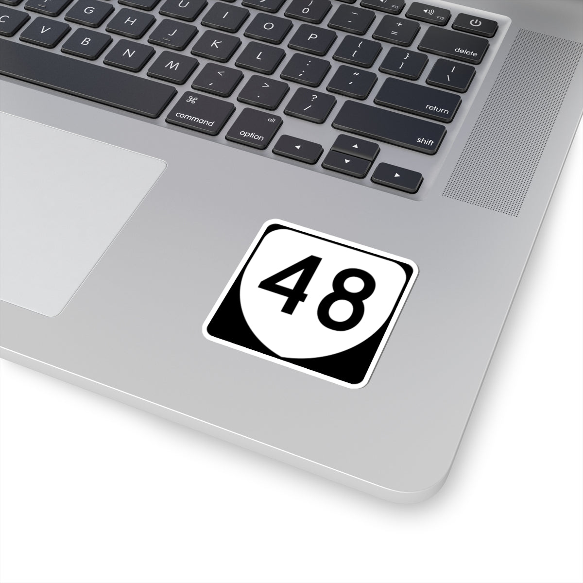 Virginia 48 (Virginia) (Road Sign) STICKER Vinyl Kiss-Cut Decal