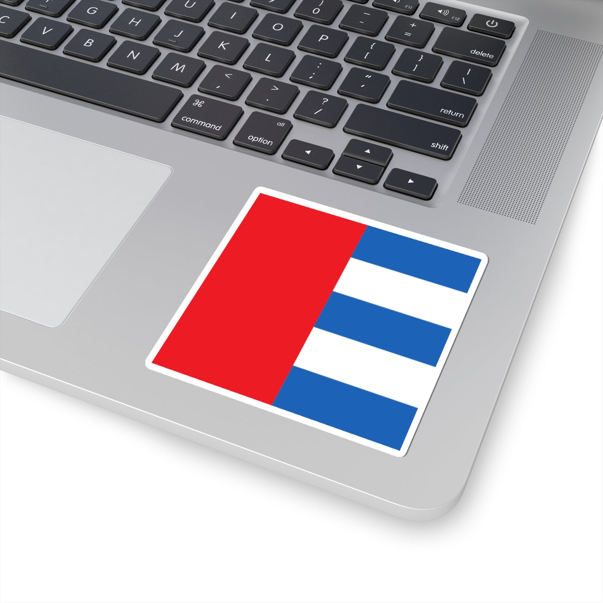CHE Rhazuns Flag (Switzerland) STICKER Vinyl Kiss-Cut Decal