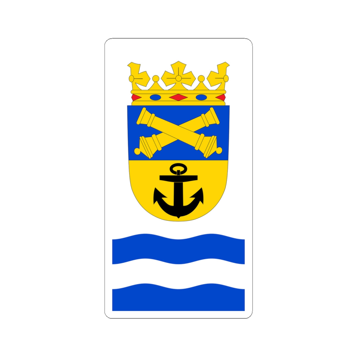 Loviisa.lippu (Finland) STICKER Vinyl Kiss-Cut Decal