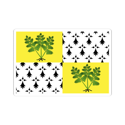 Flag of Fougeres (France) STICKER Vinyl Kiss-Cut Decal