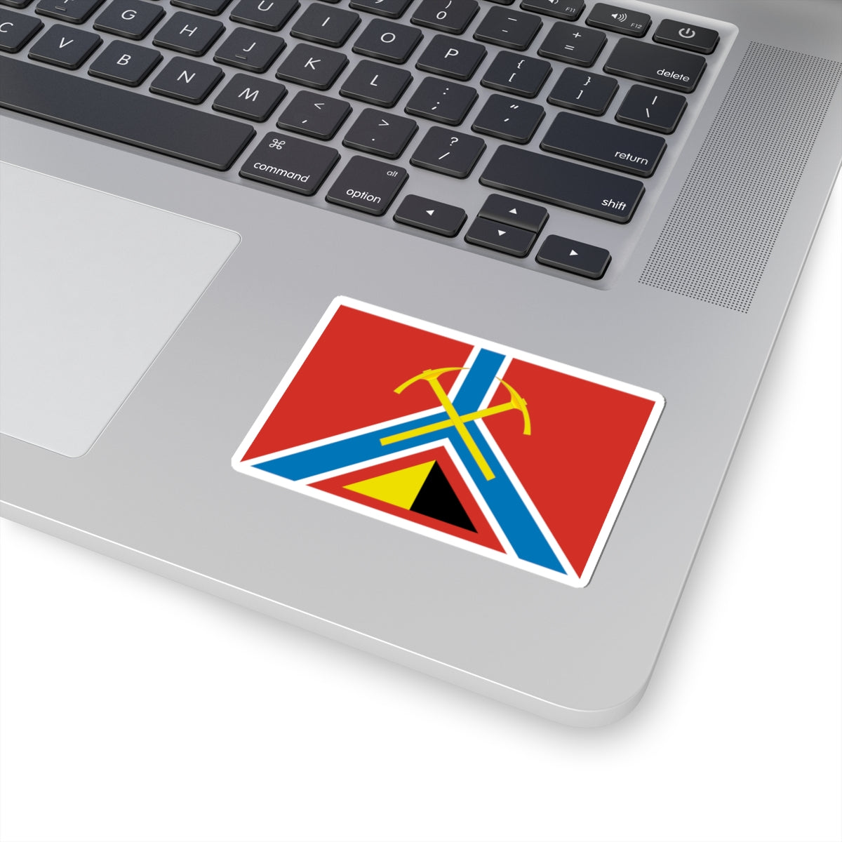 Flag of Susumansky rayon Magadan Oblast (Russia) STICKER Vinyl Kiss-Cut Decal