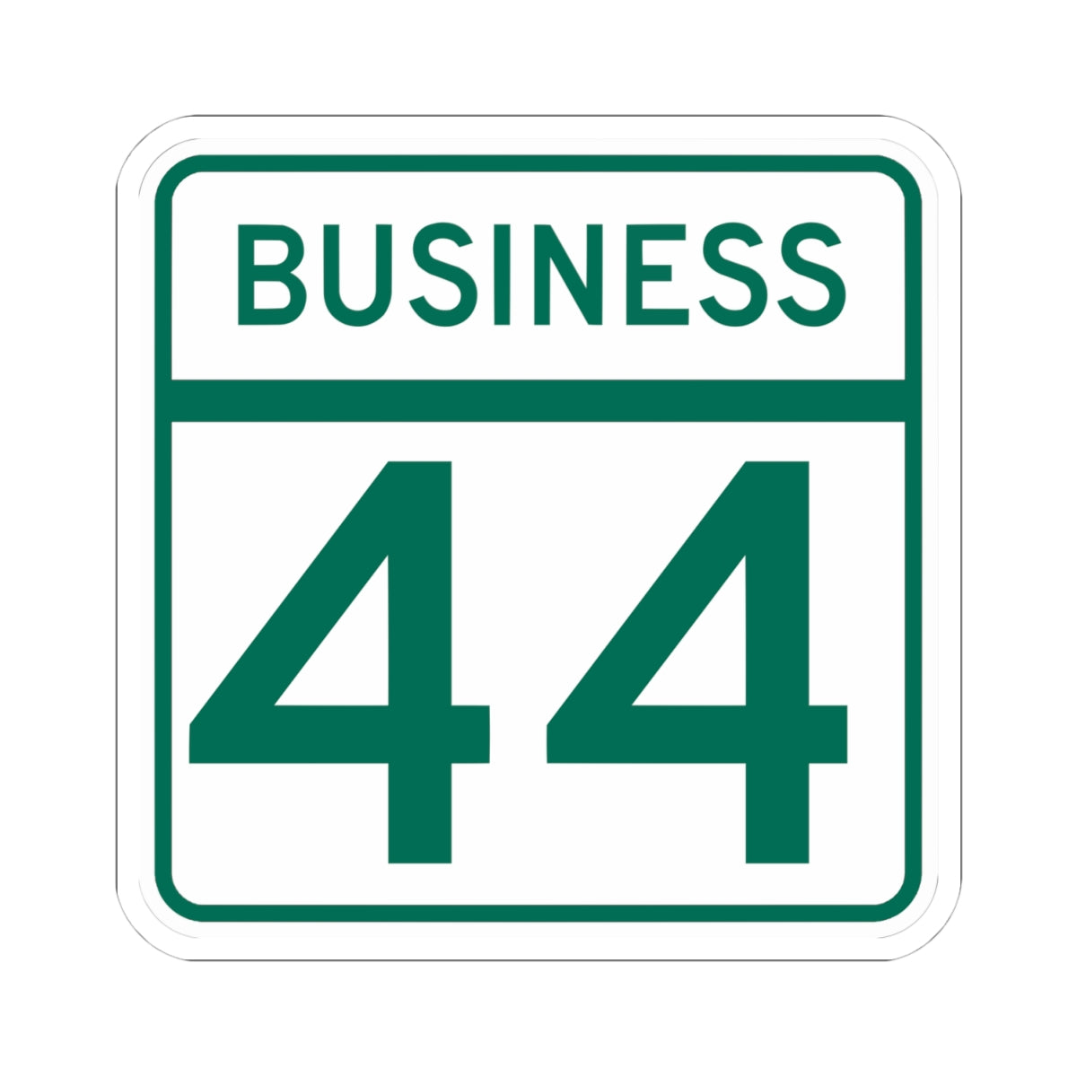 MD Route 44 Business (Maryland) (Road Sign) STICKER Vinyl Kiss-Cut Decal