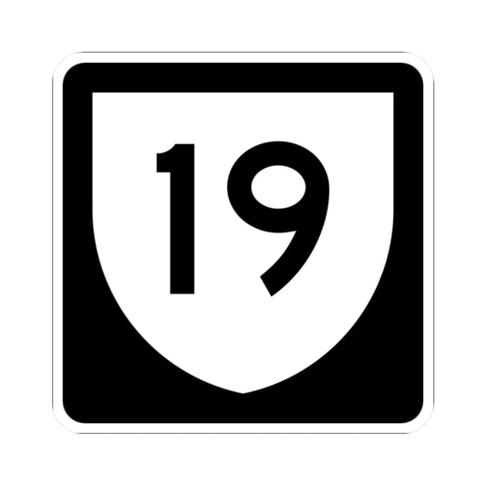 PR urban primary 19 (Puerto Rico) (Road Sign) STICKER Vinyl Kiss-Cut Decal
