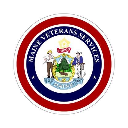 Maine Bureau of Veterans Services - STICKER Vinyl Kiss-Cut Decal