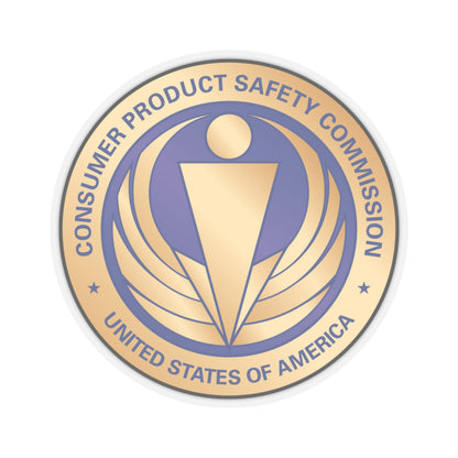 Seal of the United States Consumer Product Safety Commission - STICKER Vinyl Kiss-Cut Decal