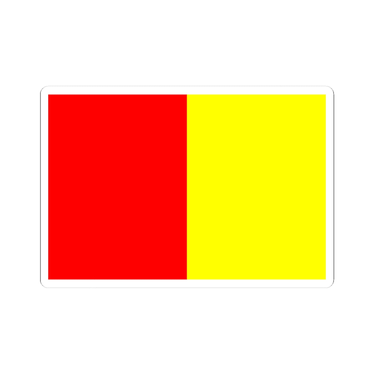 Flag of Grenoble (France) STICKER Vinyl Kiss-Cut Decal