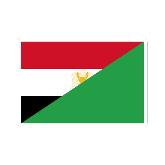 Flags of Libya 1977 (Libya) STICKER Vinyl Kiss-Cut Decal