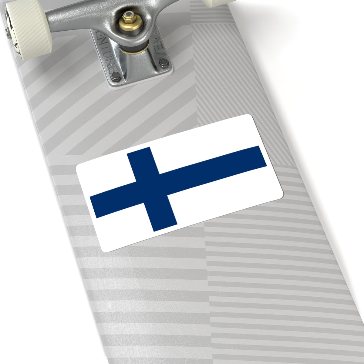Flag of Finland 1-2 (Finland) STICKER Vinyl Kiss-Cut Decal