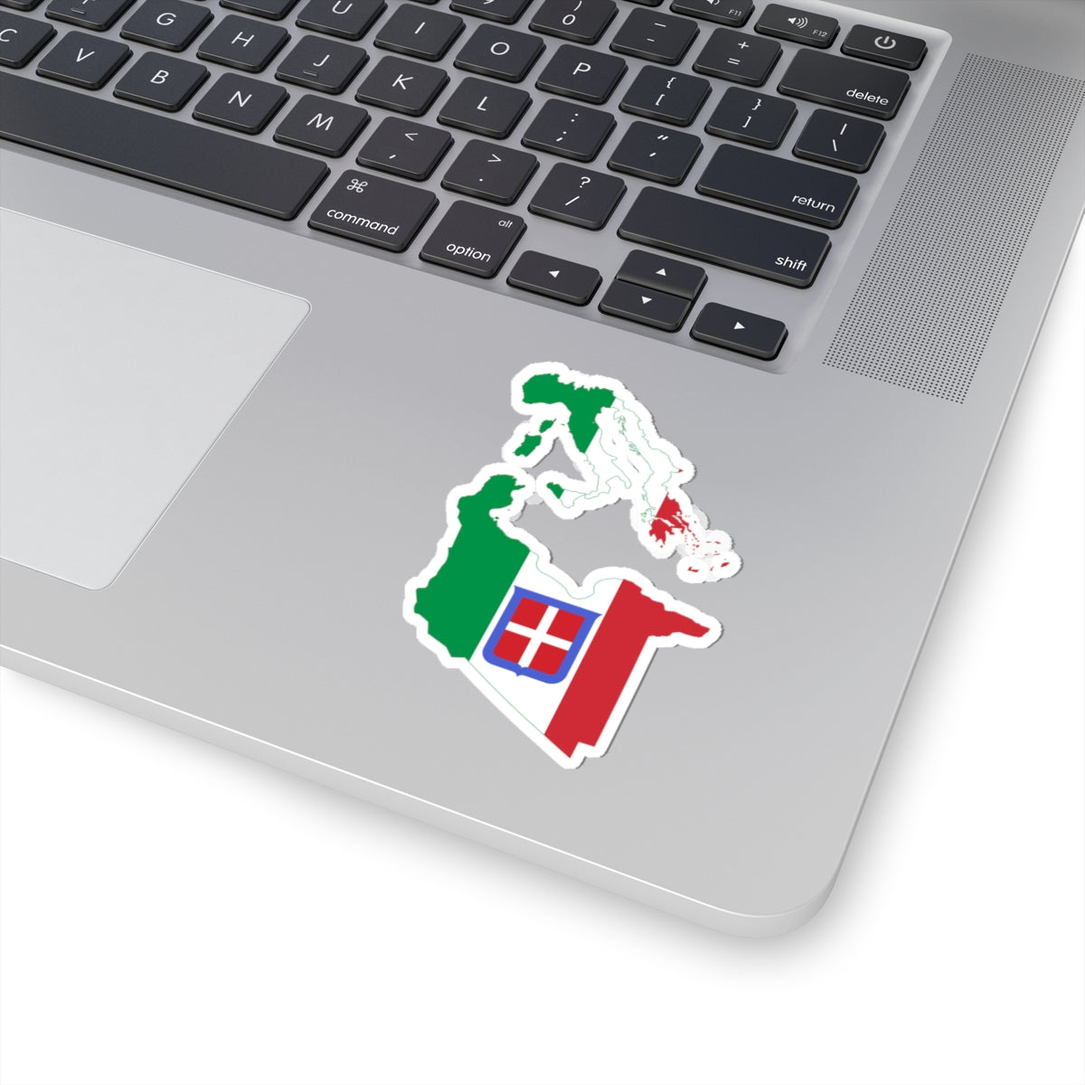 Flag Map of Italy November 1942 (Italy) STICKER Vinyl Kiss-Cut Decal