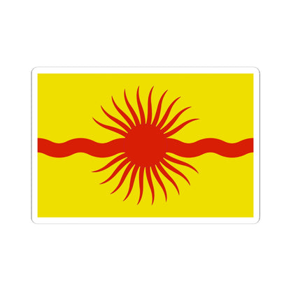 Flag of Krasnopahorskoe Moscow oblast (Russia) STICKER Vinyl Kiss-Cut Decal