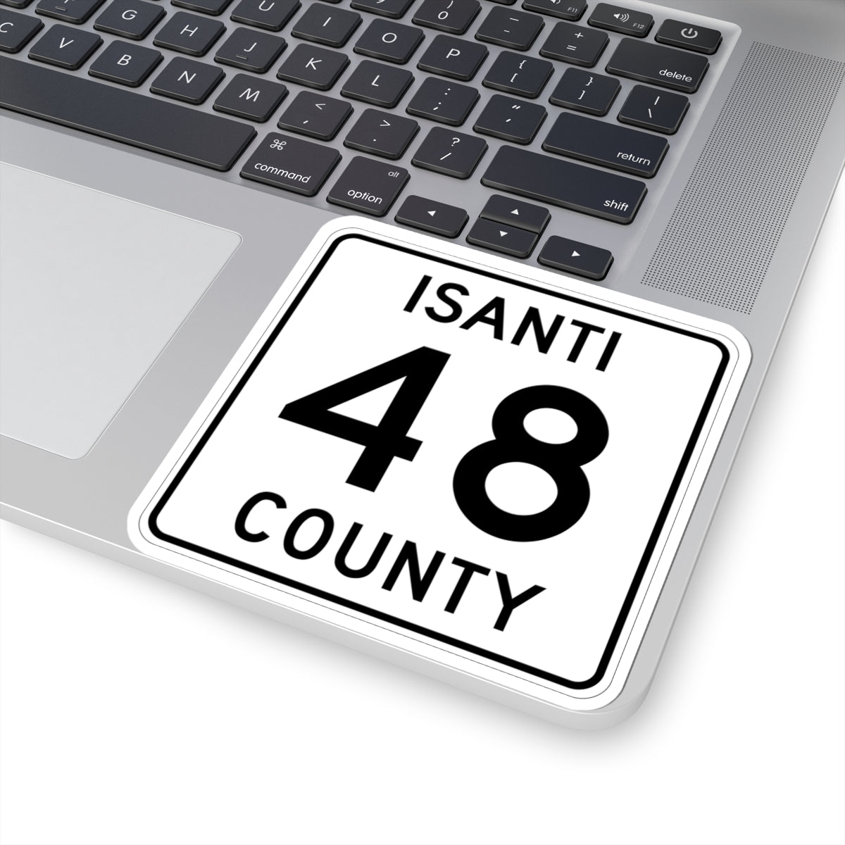 Isanti County 48 MN (Minnesota) (Road Sign) STICKER Vinyl Kiss-Cut Decal
