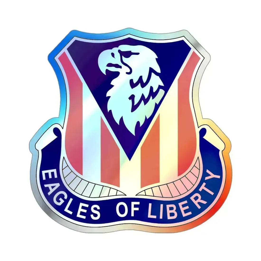 114th Aviation Regiment (U.S. Army) Holographic STICKER Die-Cut Vinyl Decal 4 Inch Holographic - The Sticker Space