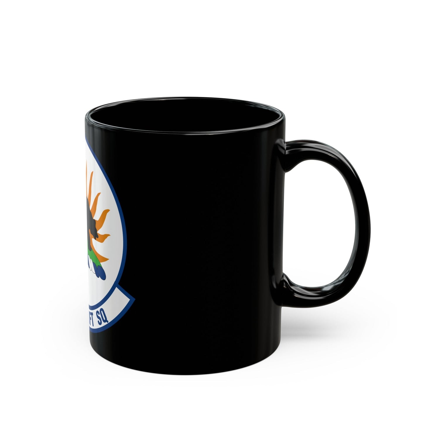 115 Airlift Squadron (U.S. Air Force) Black Coffee Mug-The Sticker Space