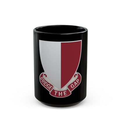 115 Engineer Battalion (U.S. Army) Black Coffee Mug-15oz-The Sticker Space