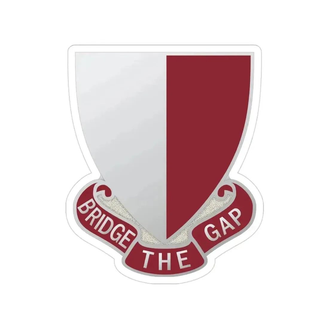 115 Engineer Battalion (U.S. Army) Transparent STICKER Die-Cut Vinyl Decal 3 Inch - The Sticker Space