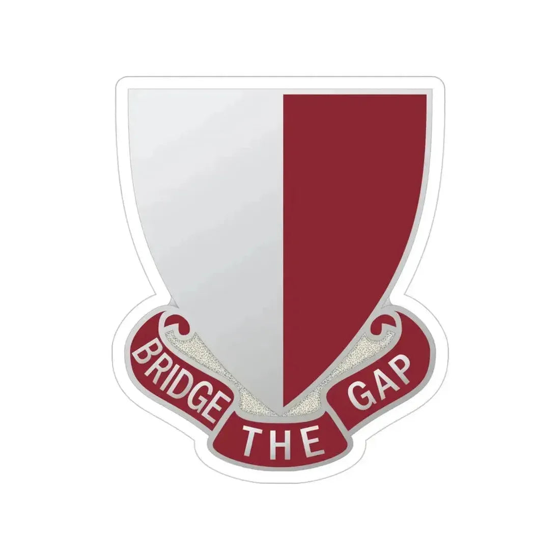 115 Engineer Battalion (U.S. Army) Transparent STICKER Die-Cut Vinyl Decal 4 Inch - The Sticker Space