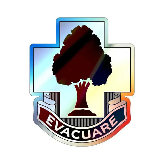 115 Field Hospital (U.S. Army) Holographic STICKER Die-Cut Vinyl Decal 6 Inch Holographic - The Sticker Space