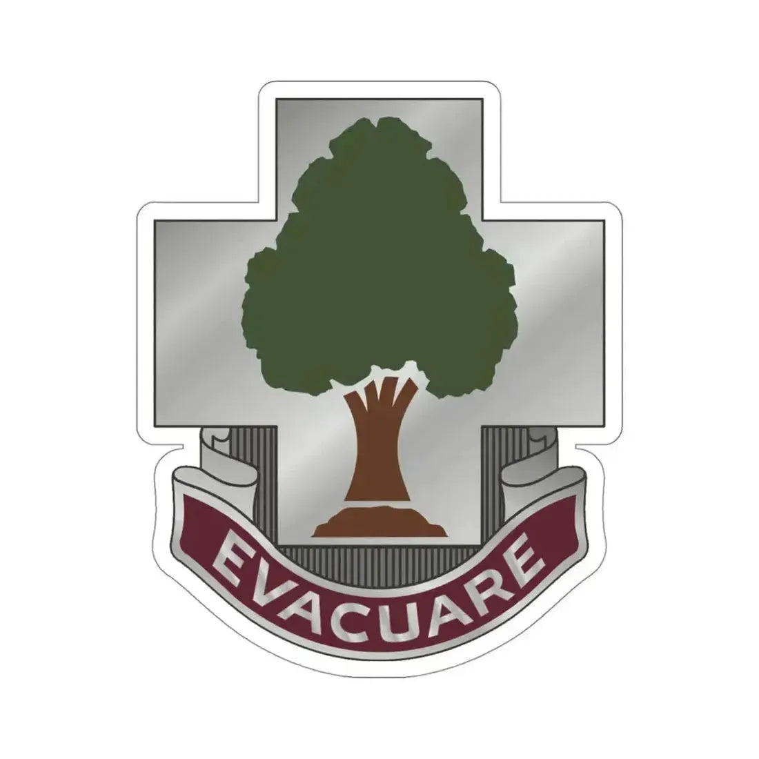 115 Field Hospital (U.S. Army) STICKER Vinyl Die-Cut Decal 4 Inch - The Sticker Space