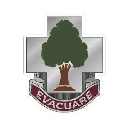 115 Field Hospital (U.S. Army) STICKER Vinyl Kiss-Cut Decal 2 Inch White - The Sticker Space